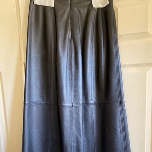Ladies leather skirt